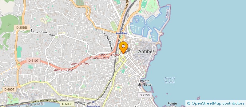 localisation de l'entreprise MONSIEUR YVES LAMBLARD à ANTIBES
