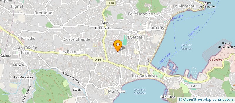 localisation de l'entreprise MONSIEUR YVES LAMY à LA SEYNE-SUR-MER