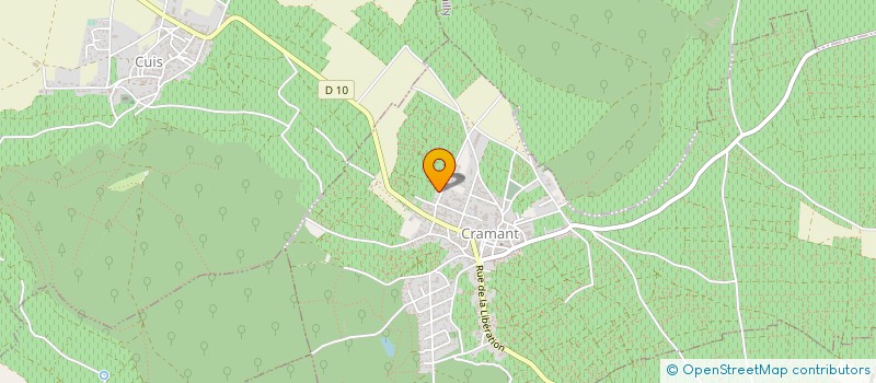 localisation de l'entreprise MONSIEUR YVES LANCELOT  CRAMANT