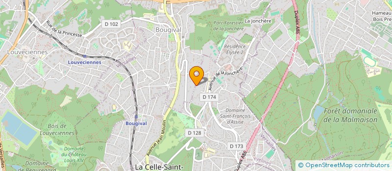localisation de l'entreprise MONSIEUR YVES LANDRE à CELLE-SAINT-CLOUD (LA)