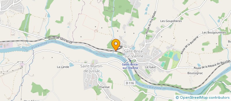 localisation de l'entreprise MONSIEUR YVES LAPEYRE à SAINT-BRICE-SUR-VIENNE