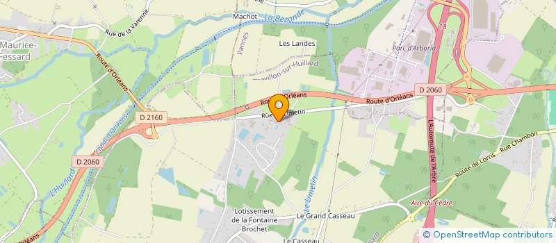 localisation de l'entreprise MONSIEUR YVES LARDY  CHEVILLON-SUR-HUILLARD
