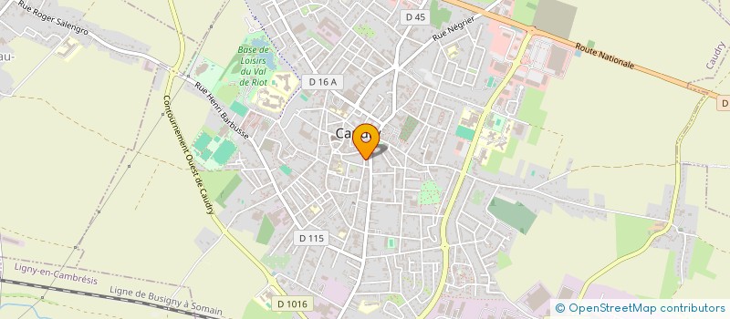localisation de l'entreprise MONSIEUR YVES LARGILLIERE à CAUDRY