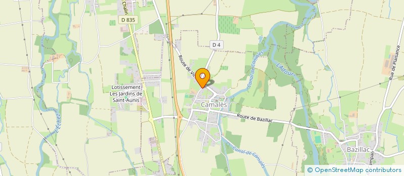 localisation de l'entreprise MONSIEUR YVES LARRE  CAMALES