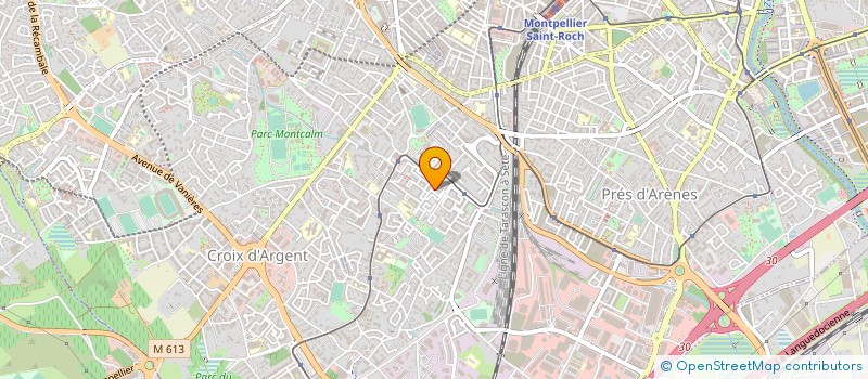 localisation de l'entreprise MONSIEUR YVES LARREA à MONTPELLIER
