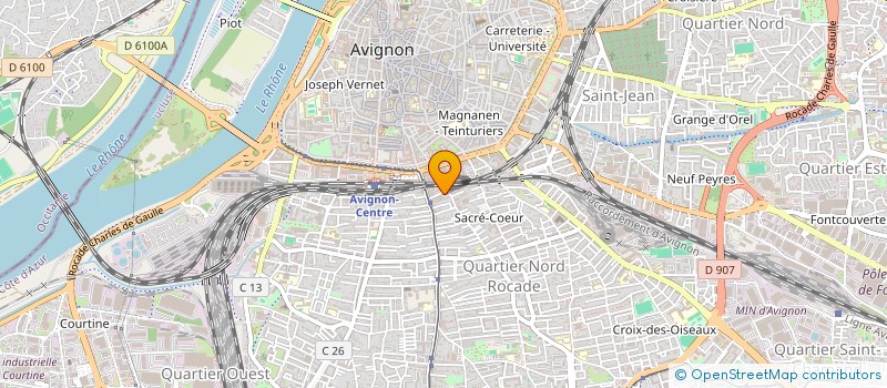 localisation de l'entreprise MONSIEUR YVES LARUE  AVIGNON