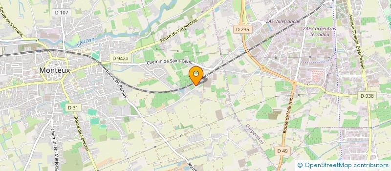 localisation de l'entreprise MONSIEUR YVES LAUPIE  MONTEUX