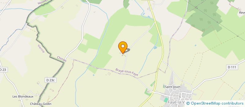 localisation de l'entreprise MONSIEUR YVES LAURENT  BRAYE-SOUS-FAYE