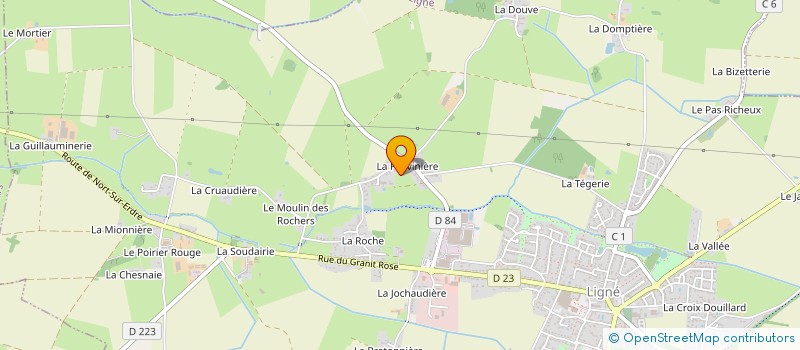 localisation de l'entreprise MONSIEUR YVES LAURENT à LIGNE