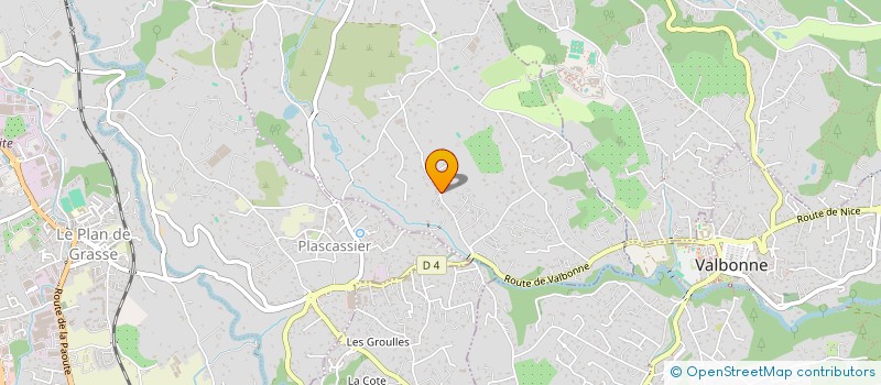 localisation de l'entreprise MONSIEUR YVES LAURENT GANDOLFO  CHATEAUNEUF-GRASSE