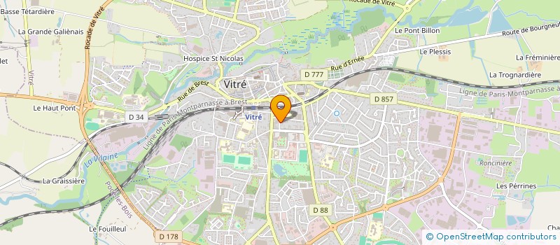 localisation de l'entreprise MONSIEUR YVES LE BER  VITRE