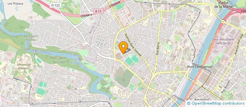 localisation de l'entreprise MONSIEUR YVES- LE BER à ANGERS