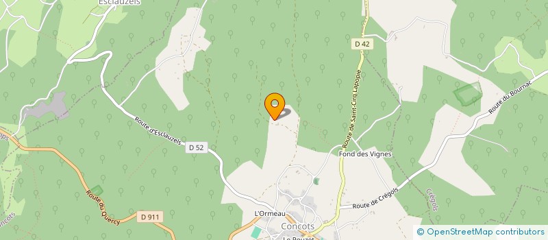 localisation de l'entreprise MONSIEUR YVES LE BIGOT  LUGAGNAC