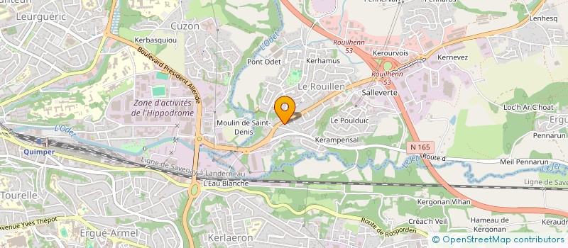 localisation de l'entreprise MONSIEUR YVES LE BIHAN  ERGUE-GABERIC