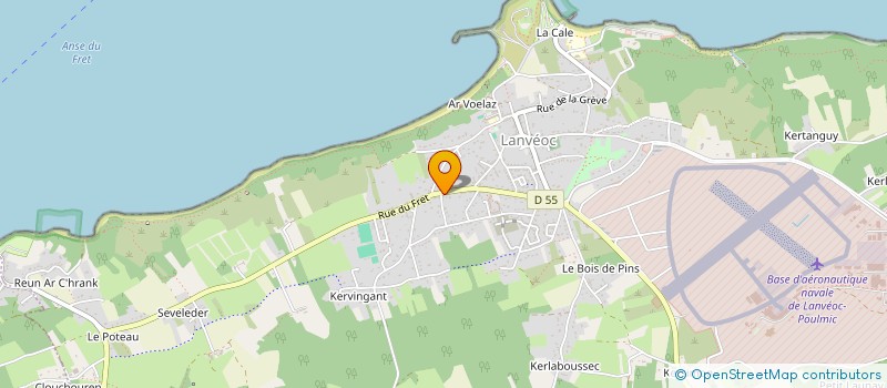 localisation de l'entreprise MONSIEUR YVES LE BLOAS à LANVEOC