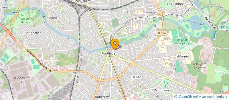 localisation de l'entreprise MONSIEUR YVES LE BOTERFF  LE MANS