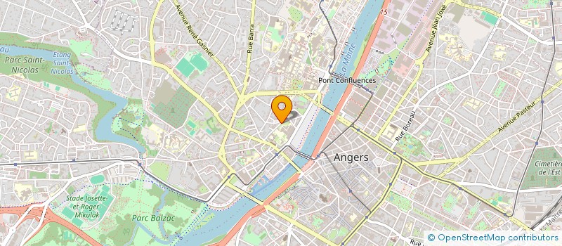 localisation de l'entreprise MONSIEUR YVES LE BRIS à ANGERS
