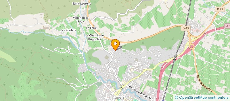 localisation de l'entreprise MONSIEUR YVES LE CHELVEDER à CUERS