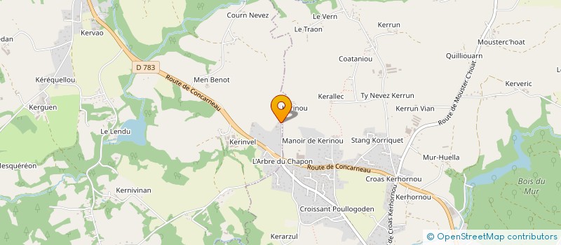 localisation de l'entreprise MONSIEUR YVES LE CORRE à QUIMPER