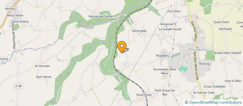 localisation de l'entreprise MONSIEUR YVES LE DAVAY  ROSPEZ