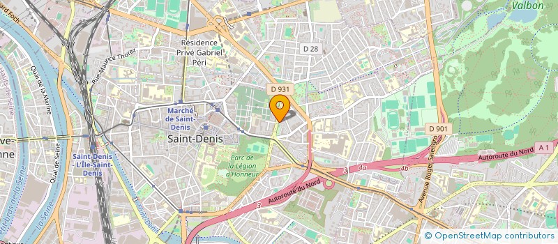 localisation de l'entreprise MONSIEUR YVES LE DIGARCHER à SAINT-DENIS