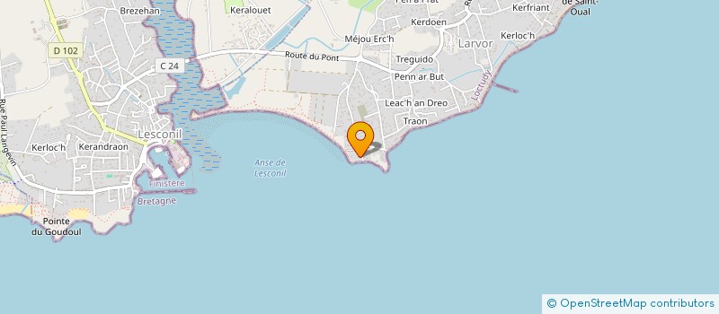 localisation de l'entreprise MONSIEUR YVES LE DU  LOCTUDY