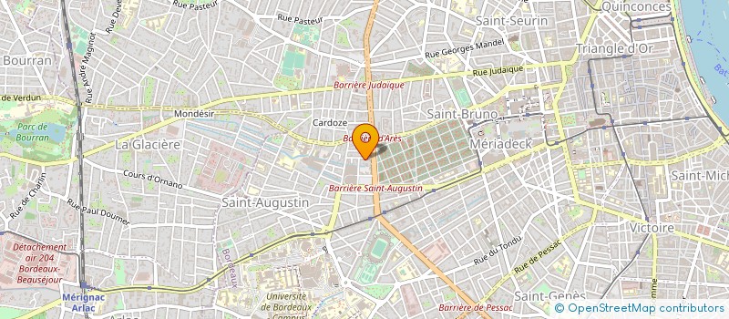 localisation de l'entreprise MONSIEUR YVES LE GUELLAFF à BORDEAUX