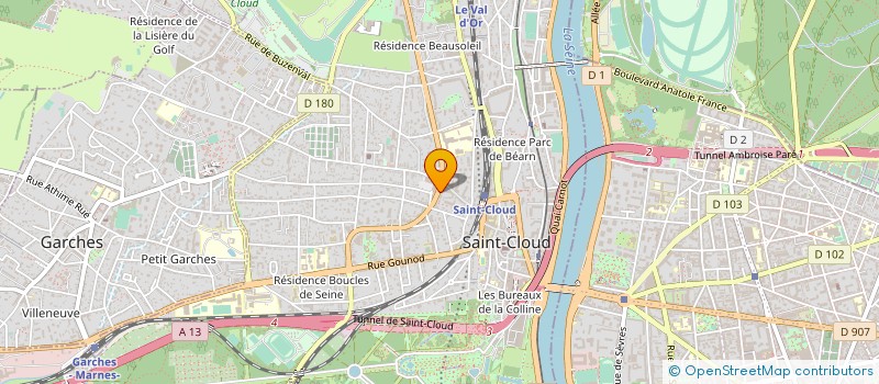 localisation de l'entreprise MONSIEUR YVES LE GUENEDAL à SAINT-CLOUD