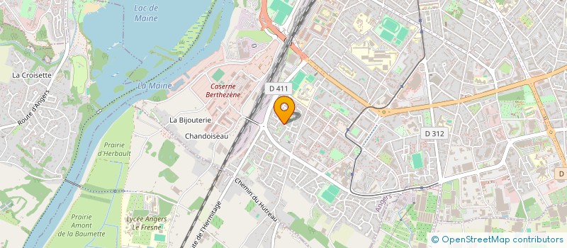 localisation de l'entreprise MONSIEUR YVES LE HENAFF  ANGERS