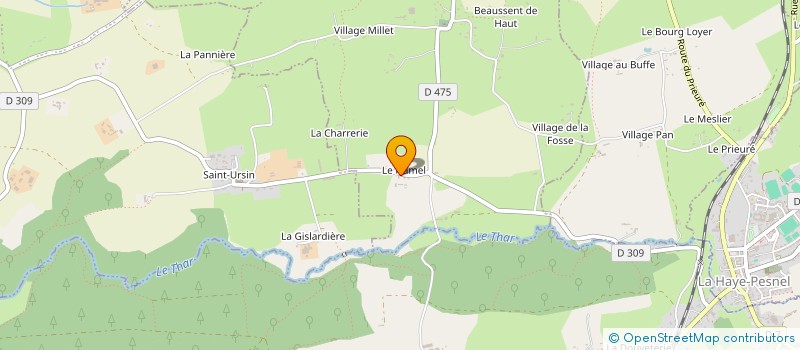 localisation de l'entreprise MONSIEUR YVES LE HENAFF  FOLLIGNY