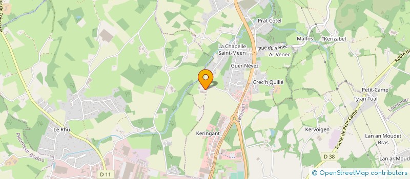localisation de l'entreprise MONSIEUR YVES LE HOUEROU à SAINT-QUAY-PERROS