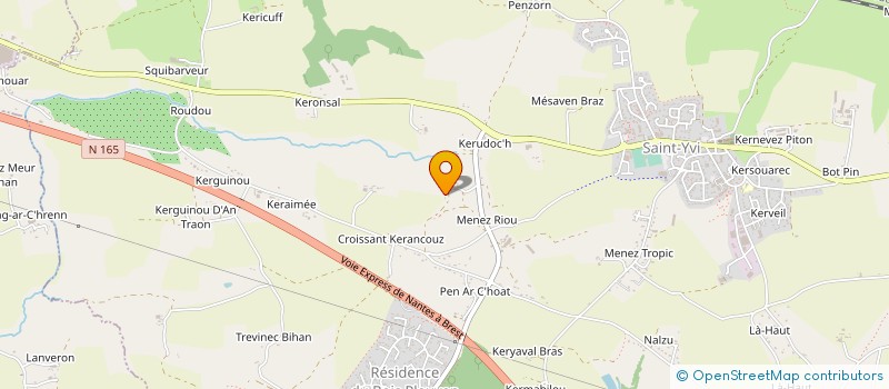 localisation de l'entreprise MONSIEUR YVES LE MEUR à SAINT-YVI