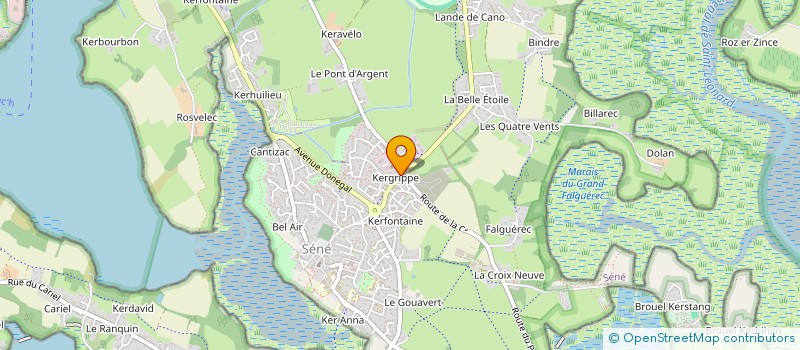 localisation de l'entreprise MONSIEUR YVES LE MOULLEC  SENE