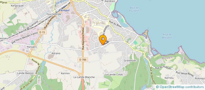 localisation de l'entreprise MONSIEUR YVES LE PENNEC  PAIMPOL