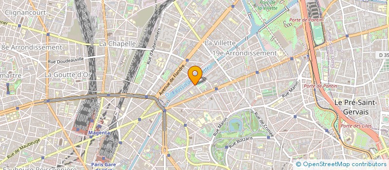 localisation de l'entreprise MONSIEUR YVES LE PETIT-LABORDE  PARIS