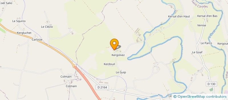 localisation de l'entreprise MONSIEUR YVES LE POEN  SAINT-CARADEC