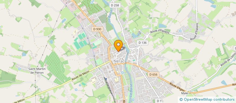 localisation de l'entreprise MONSIEUR YVES LE SEAC'H  NERAC