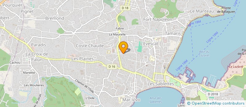 localisation de l'entreprise MONSIEUR YVES LE TEURNIER à LA SEYNE-SUR-MER