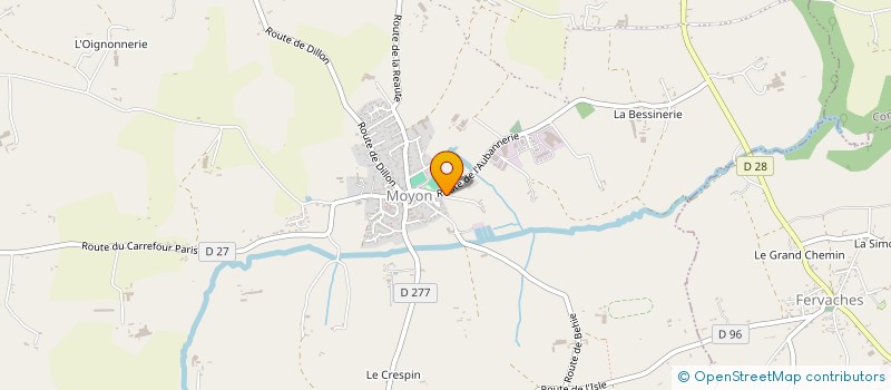 localisation de l'entreprise MONSIEUR YVES LE TOUSEY  MOYON VILLAGES