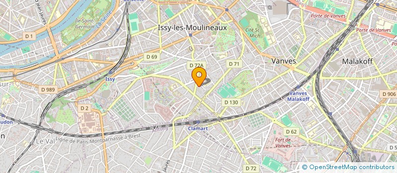 localisation de l'entreprise MONSIEUR YVES LE VAILLANT DU DOUET à ISSY-LES-MOULINEAUX
