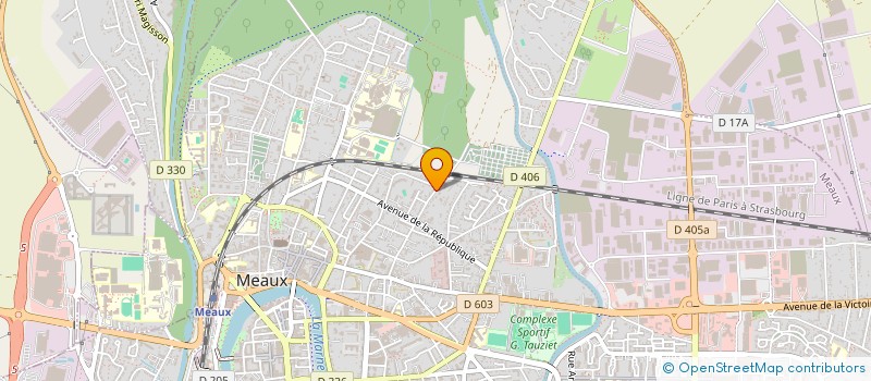 localisation de l'entreprise MONSIEUR YVES LEBAUPAIN à MEAUX