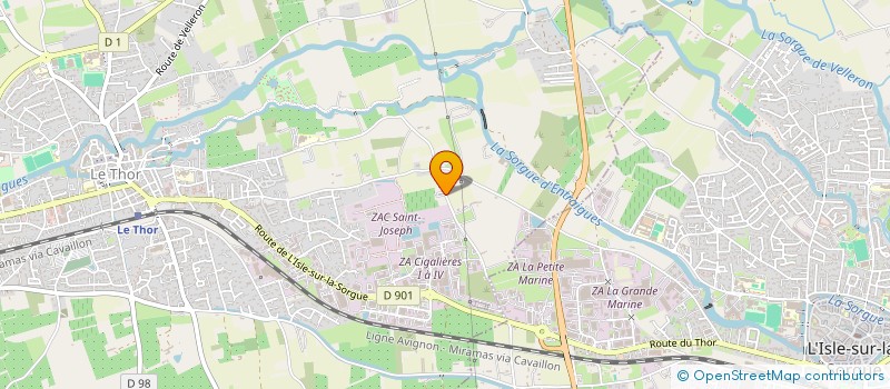 localisation de l'entreprise MONSIEUR YVES LEBKIRI  LE THOR