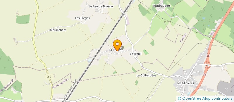 localisation de l'entreprise MONSIEUR YVES LEBLOND  CELLE-LEVESCAULT