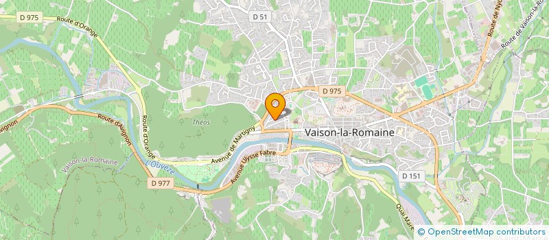 localisation de l'entreprise MONSIEUR YVES LECLERCQ  VAISON-LA-ROMAINE