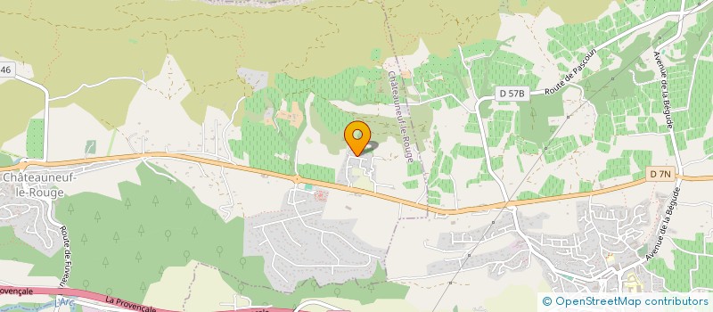 localisation de l'entreprise MONSIEUR YVES LECOLE  CHATEAUNEUF-LE-ROUGE