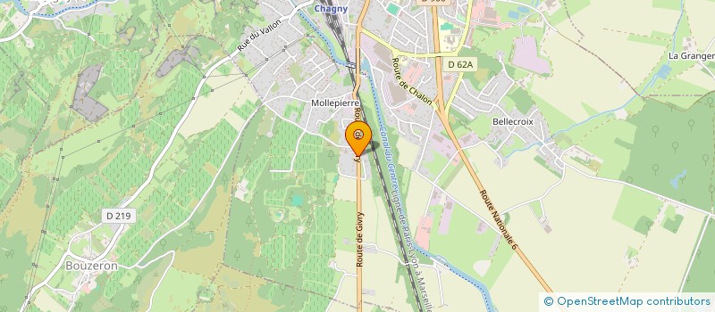 localisation de l'entreprise MONSIEUR YVES LECONTE  CHAGNY