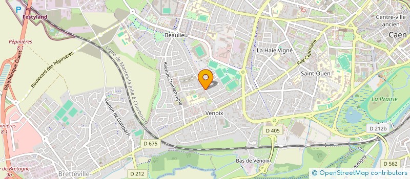 localisation de l'entreprise MONSIEUR YVES LECOUTURIER à CAEN