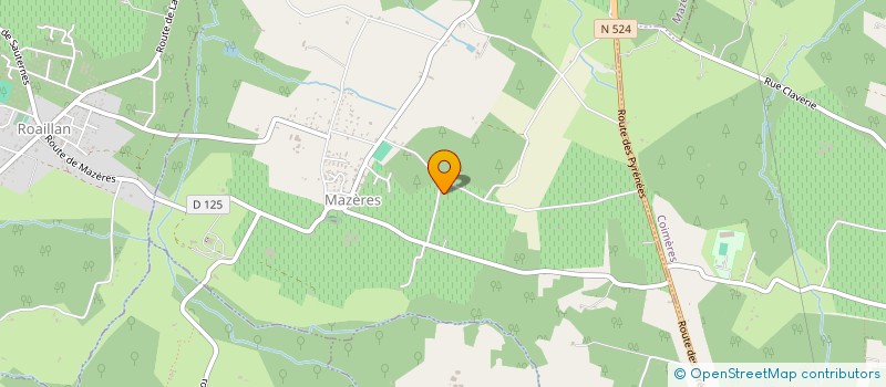 localisation de l'entreprise MONSIEUR YVES LEFEUVRE  MAZERES