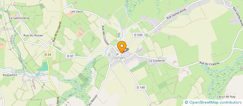 localisation de l'entreprise MONSIEUR YVES LEGAND à GORGES