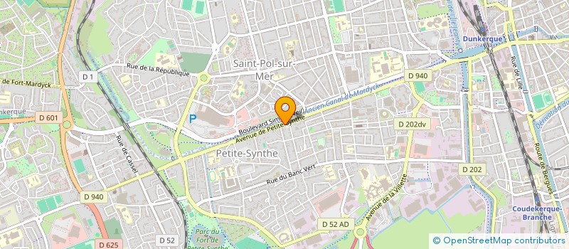 localisation de l'entreprise MONSIEUR YVES LELEU à DUNKERQUE